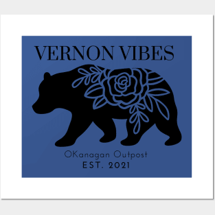 Vernon Vibes Bear Posters and Art